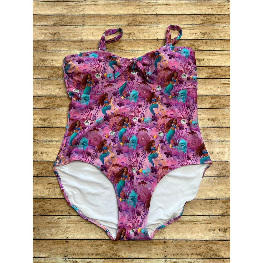Posh Peanut X Disney Women's Little Mermaid Live Action Ariel Swimsuit XL - Picture 2 of 5